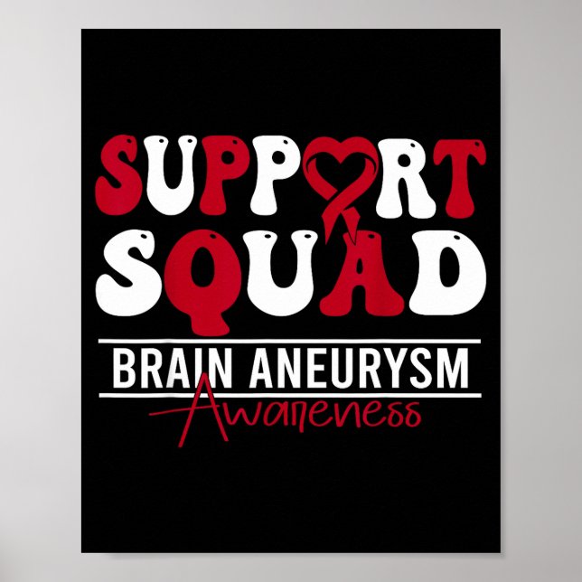 Poster Mês de conscientização sobre aneurisma cerebral ap (Frente)