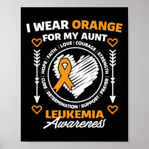 Poster Mês de Sensibilização para a Leucemia Eu Visto Lar