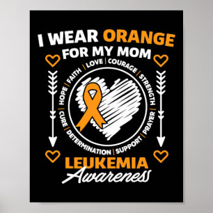 Poster Mês de Sensibilização para a Leucemia Eu Visto Lar