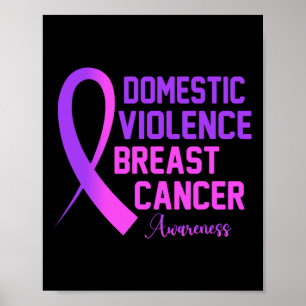 Poster Mês De Sensibilização Para A Violência Doméstica E