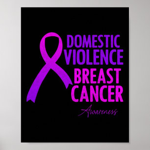 Poster Mês De Sensibilização Para A Violência Doméstica E