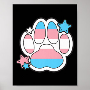Poster Mês do Orgulho dos Direitos Gay LGBTQ Pata de Pelú