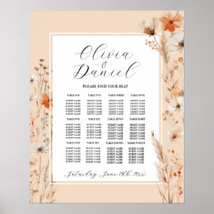 Poster Mesa Casada 12 Boho Florals Bohemian