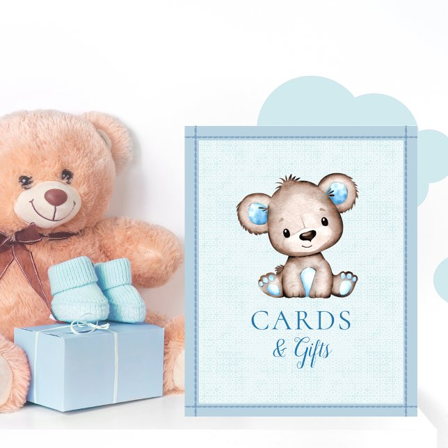 Poster Mesa de Cartões & Presentes Urso Marrom Adorável C (Criador carregado)