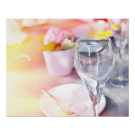 Póster Mesa de casamento