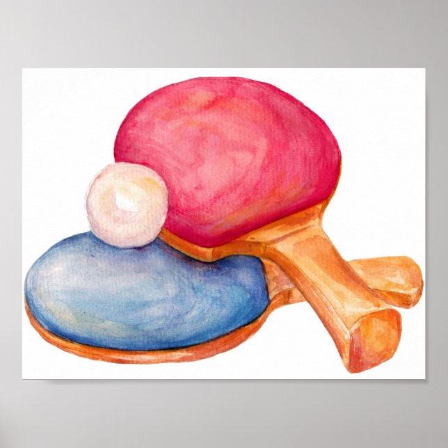 Poster mesa de pingue-pongue (Frente)