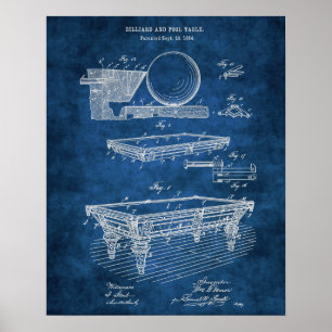 Poster Mesa de Piscina Billiard nº 5 Rec Room Decor