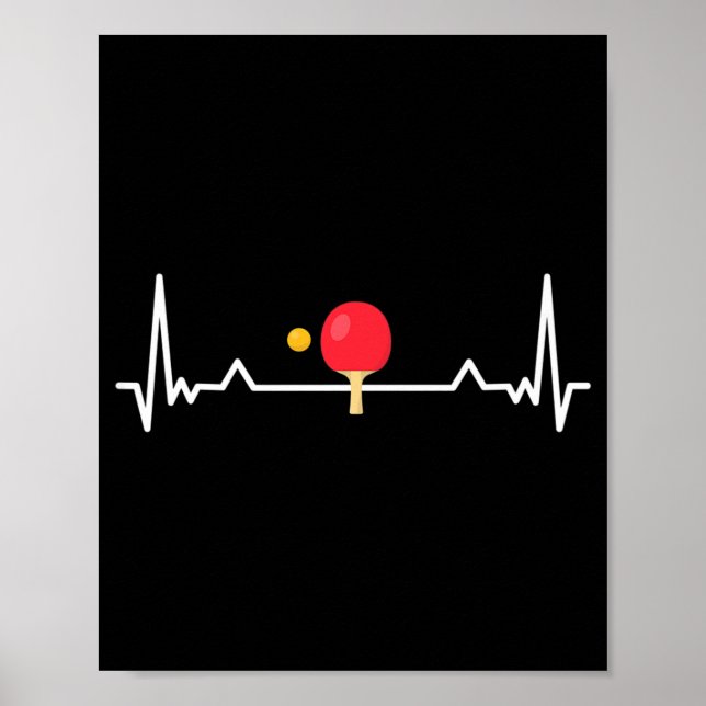 Poster Mesa de Tênis divertida (Frente)