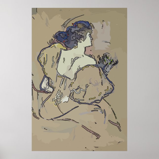 Póster Mesa de Vintage (Frente)