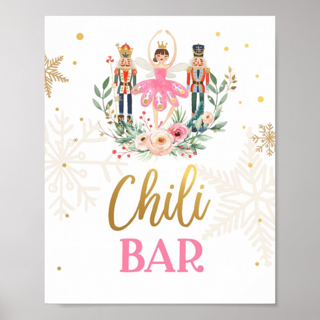Poster Mesa do Chili Bar Nutcracker Ballerina Girl (Frente)
