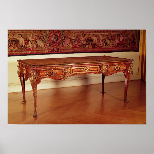 Póster Mesa, Francês, Cressent, 1730 (Frente)