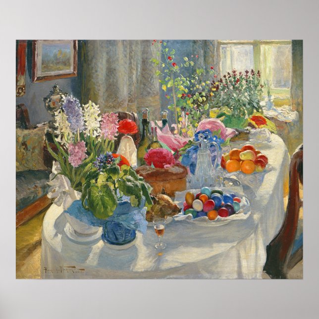 Poster Mesa páscoa (Frente)
