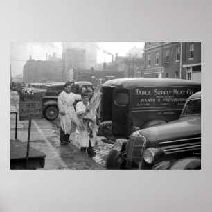 Poster Mesa Supply Meat Co., Omaha: 1938