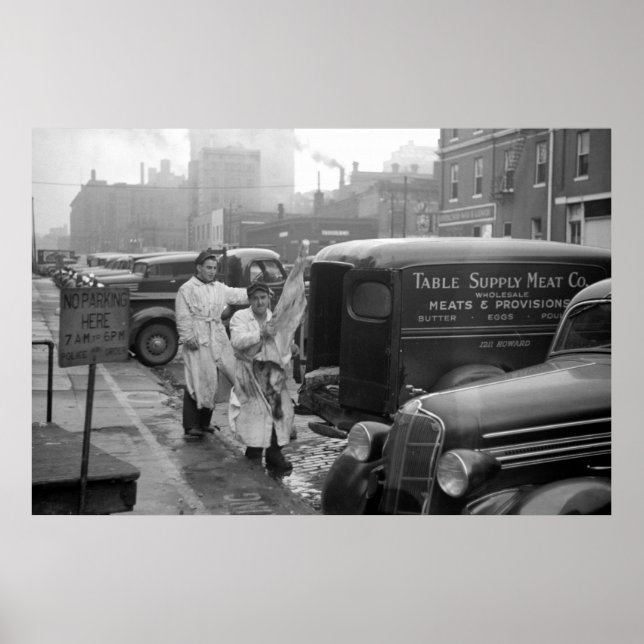 Poster Mesa Supply Meat Co., Omaha: 1938 (Frente)