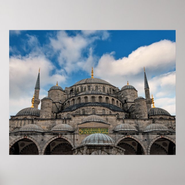 Poster Mesquita Azul Istambul (Frente)