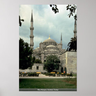 Poster Mesquita azul, Istambul, Turquia