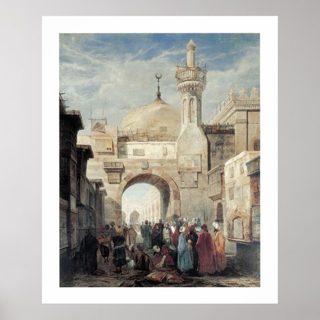 Póster Mesquita de Al Azhar no Cairo (Frente)