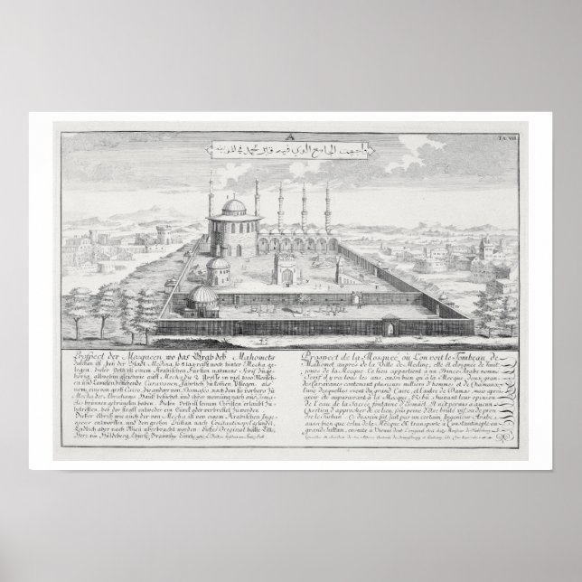 Póster Mesquita de Medina, de Entwurf einer historischen (Frente)