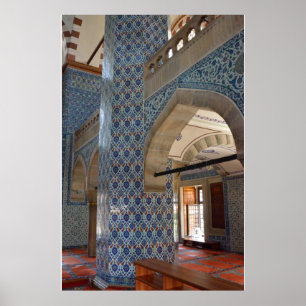 Poster Mesquita do Pasha de Rustem em Istambul