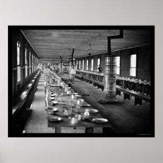 Póster Mess Hall, Hospital Harewood, Washington, DC 1865