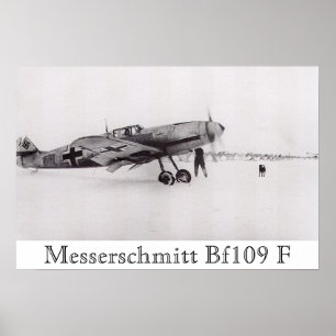 Poster Messerschmitt Bf-109F