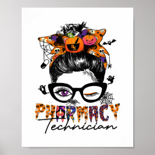 Poster Messn Pharmacy Technician Halloween Party