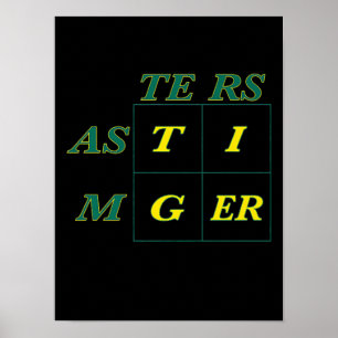 Poster Mestrados Tiger Goat Woods