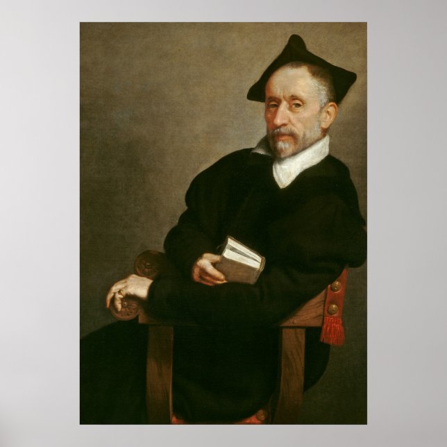 Póster "Mestre de escola de Titian", c. 1575 (Frente)