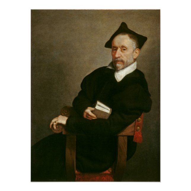 Póster "Mestre de escola de Titian", c. 1575 (Frente)