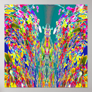 Póster Mestre digital de Reiki do fluxo de energia da