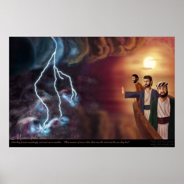 Póster Mestre do Mar (Frente)