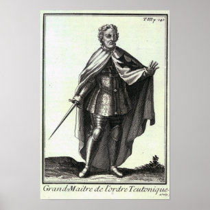 Póster Mestre grande da ordem Teutonic