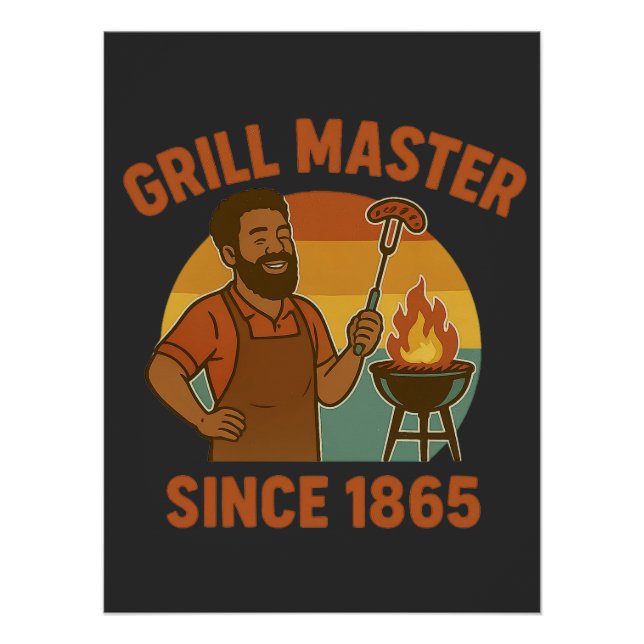 Póster Mestre Grill Desde 1865 CHURRASCO 1865 (Frente)