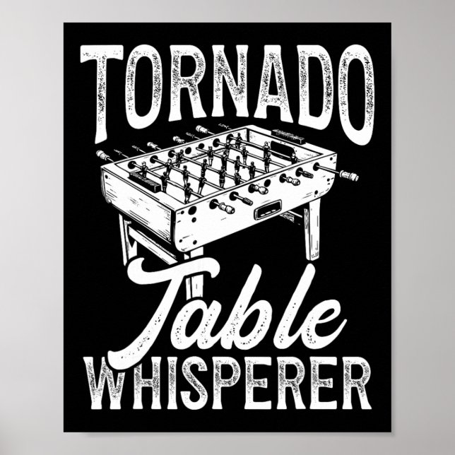 Poster Mestre Sussurrante da Mesa Tornado Foosll (Frente)