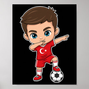 Poster Meta Turca do Garoto do Dab Objetivo Desenho Anima