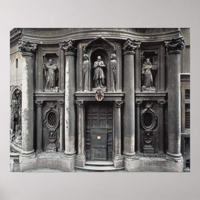 Poster Metade inferior da fachada, 1637-41 (Frente)