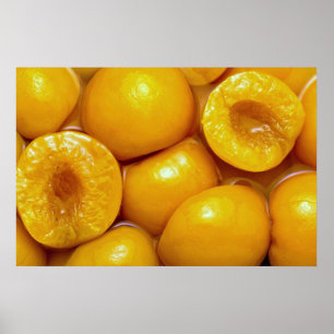 Póster Metades bonitas do pêssego