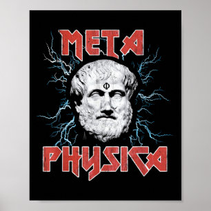 Poster Metafísica de Metafísica Aristóteles no início do 