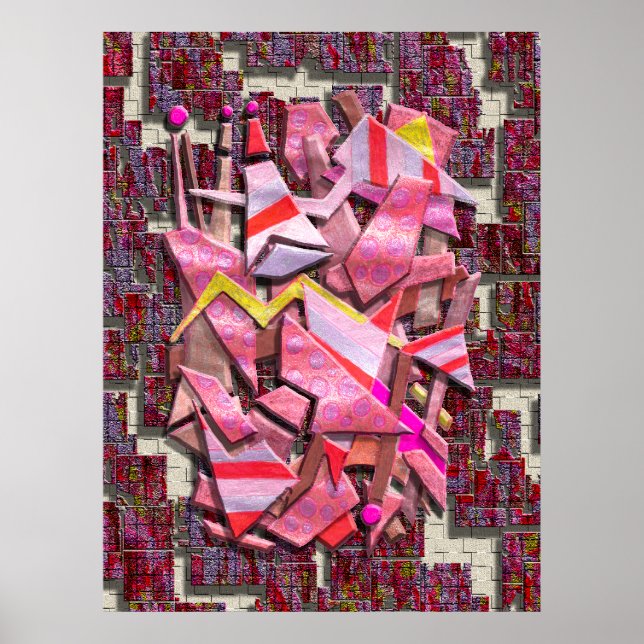 Poster Metal Colorido (Frente)