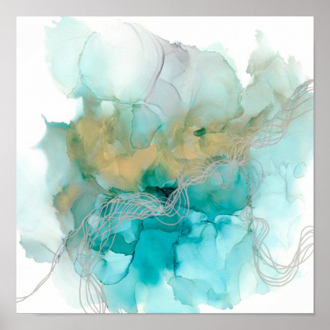 Poster Metálicos entrelaçados (Frente)