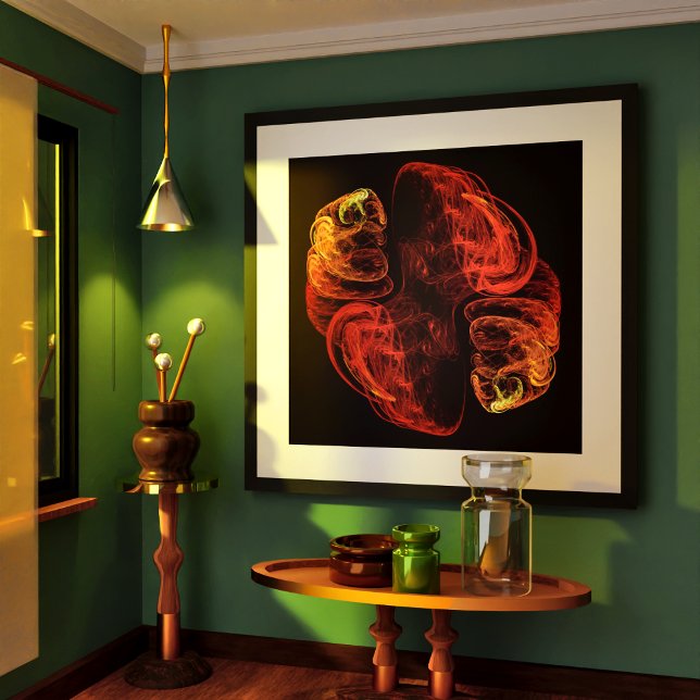 Póster Metamorfose Abstrato Art (Metamorphosis Abstract Art Poster)