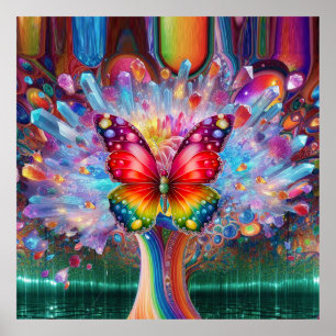 Poster Metamorfose da borboleta