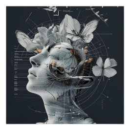 Póster Metamorfose ocular da mente