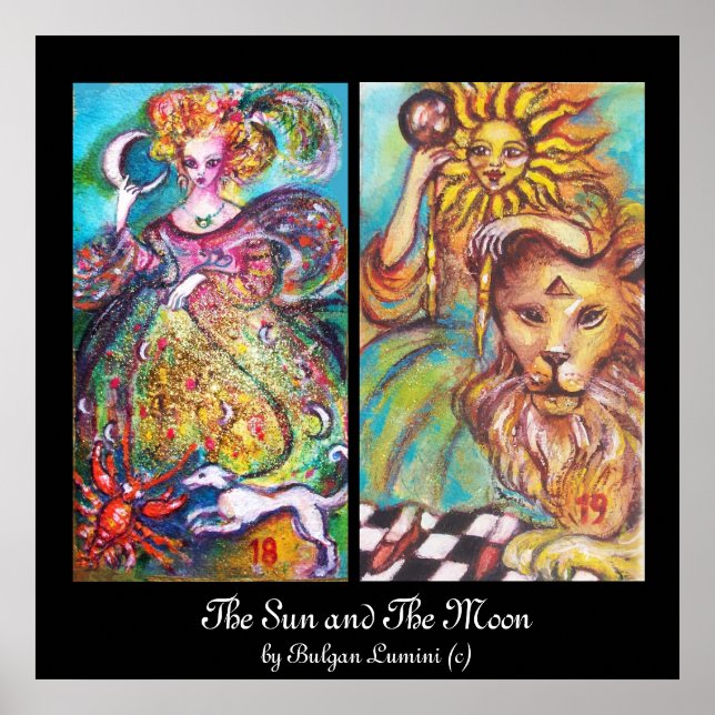 PÓSTER METAS DAS SOMBRAS PERDIDAS / O SOL E A LUA (Frente)