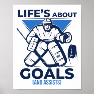 Poster Metas de Vida Divertidas e Legais e Times de Jogo