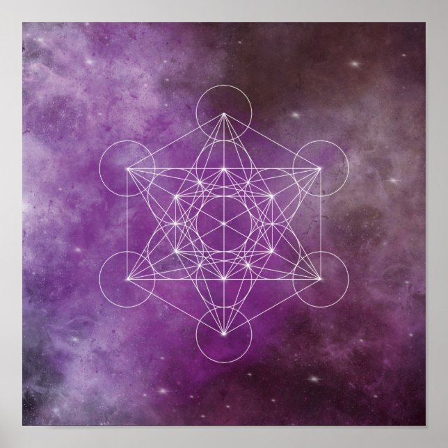 Poster Metatron, chakra,zen,sacred geometric, angel (Frente)