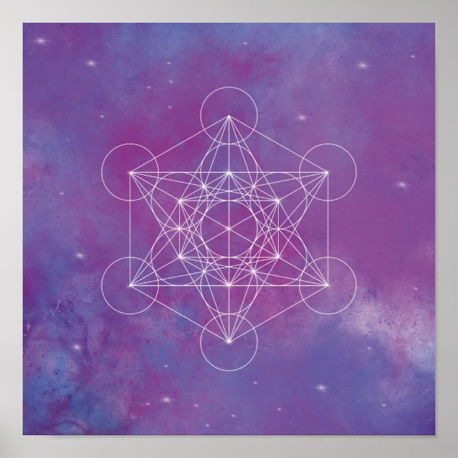 Poster Metatron, chakra,zen,sacred geometric, angel, (Frente)
