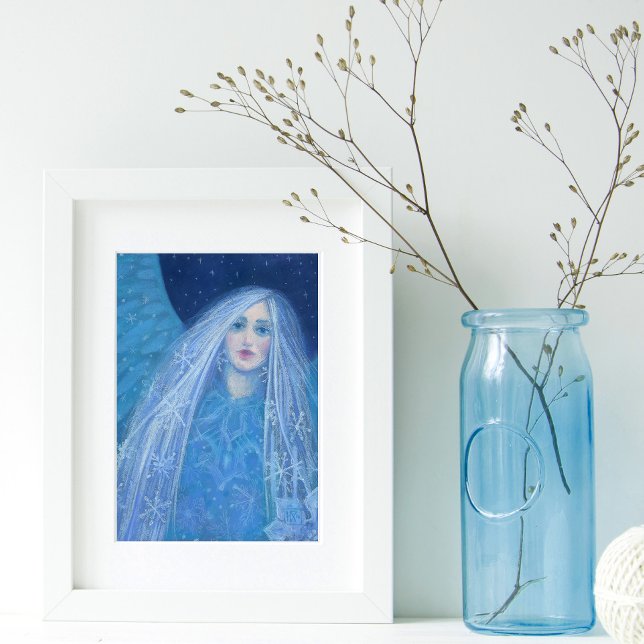 Póster Metelitsa Garota de Neve Snegurochka Anjo de Natal (Criador carregado)