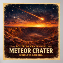 Meteor Crater Winslow Arizona Centennial 