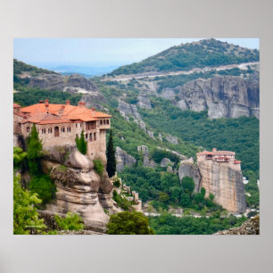 POSTER METEORA MAGNIFICENTE NA GRÉCIA